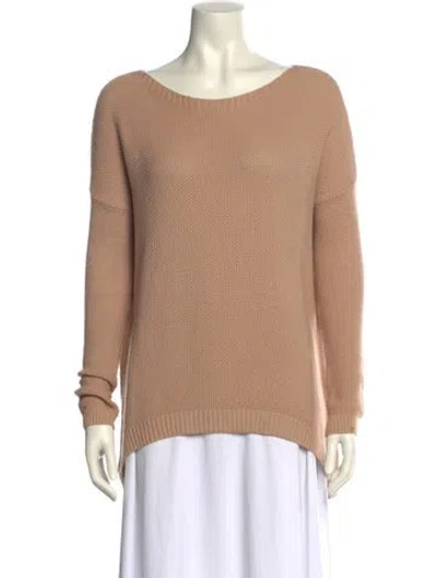 Pre-owned Theory Bateau Neckline Sweater In Pink