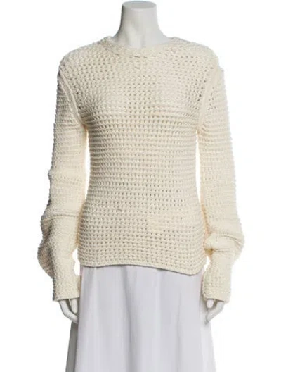 Pre-owned Theory Bateau Neckline Sweater W/ Tags In Neutral