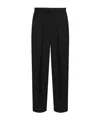Theory Belt-loop Casual Pants In Black