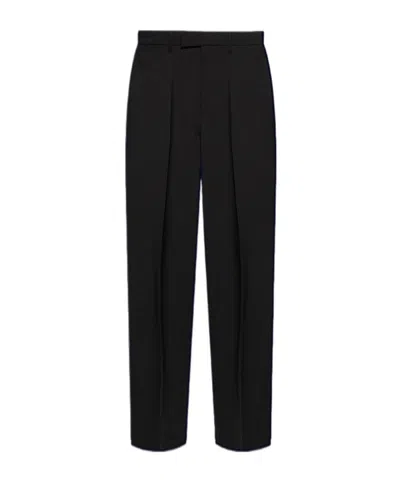 Theory Belt-loop Casual Pants In Black