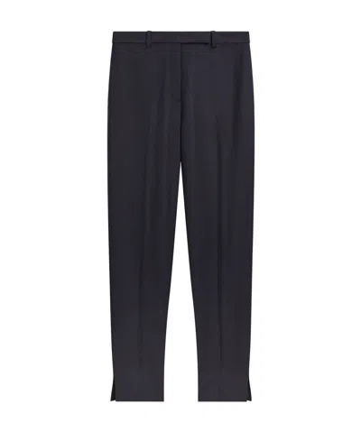 Theory Belt-loop Casual Pants In Black