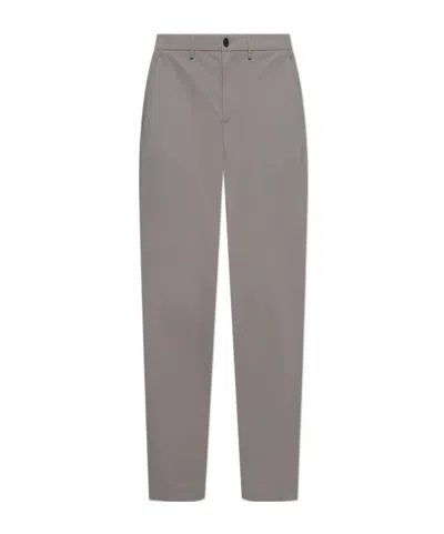 Theory Belt-loop Casual Pants In Gray