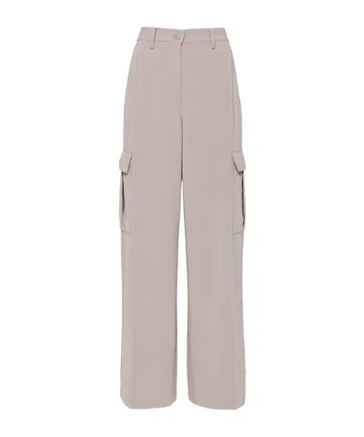 THEORY THEORY ADMIRAL CREPE WIDE-LEG CARGO PANTS