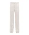 Theory Belt-loop Casual Pants In White