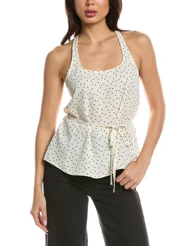 Theory Belt Top In White