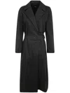 THEORY THEORY BELTED WRAPPED TRENCH COAT