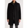 Theory Standard Coat In Double-face Wool-cashmere In Black