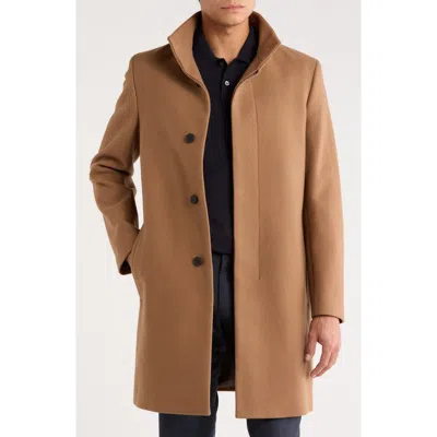 Theory Belvin Overcoat In Brown