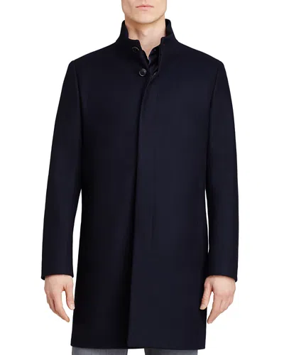 Theory Belvin Wool Coat In Baltic