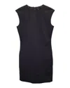 Theory Bi-stretch Crepe Dress In Black Viscose In Black