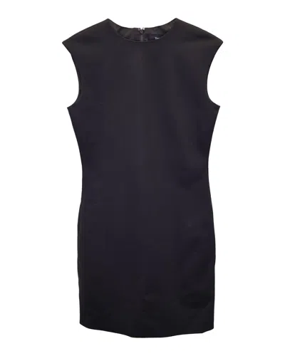 Theory Bi-stretch Crepe Dress In Black Viscose