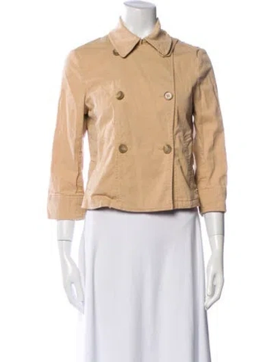 Pre-owned Theory Biker Jacket In Neutral