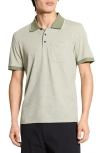 Theory Bird's Eye Polo In Green