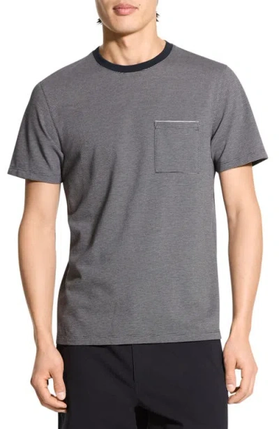 THEORY THEORY BIRD'S EYE RINGER T-SHIRT