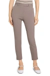 Theory Bistre High Waist Tapered Ankle Pants In Walnut