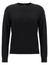 Theory Classic Black Wool Sweater In Black