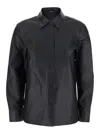 Theory Grey Shirt With Classic Collar