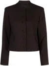 Theory Black Single-breasted Jacket In Black