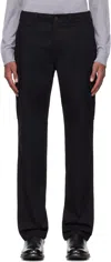 Theory Black Straight Cargo Pants In Black