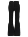 Theory Flared Full Length Pants In Black