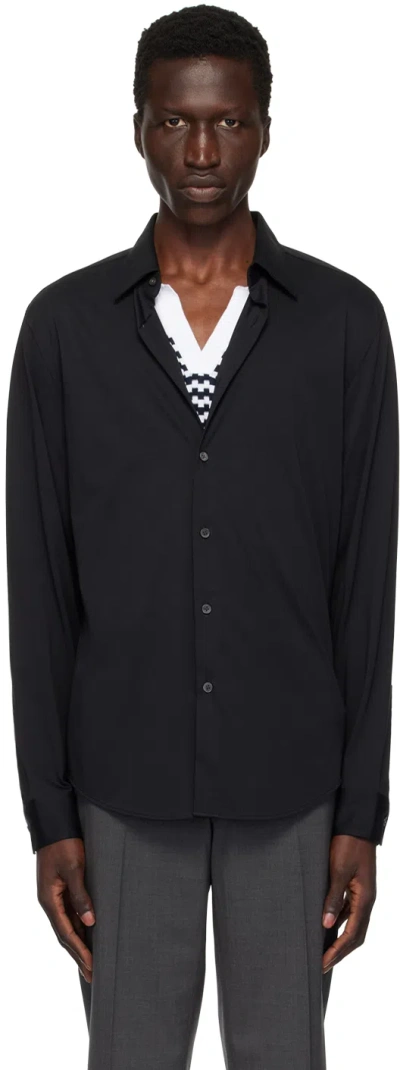 Theory Black Sylvain Shirt