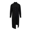 Theory Black Viscose Sarong Shirt