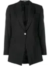 THEORY THEORY BLACK WOOL BLEND BLAZER