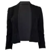 Theory Blazer And Trousers In Black Wool In Black