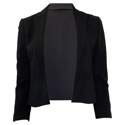 Theory Blazer And Trousers In Black Wool