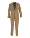 THEORY BLAZER AND TROUSERS SUIT SET IN BEIGE COTTON