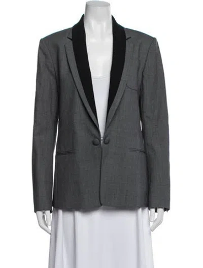 Pre-owned Theory Blazer In Black/grey