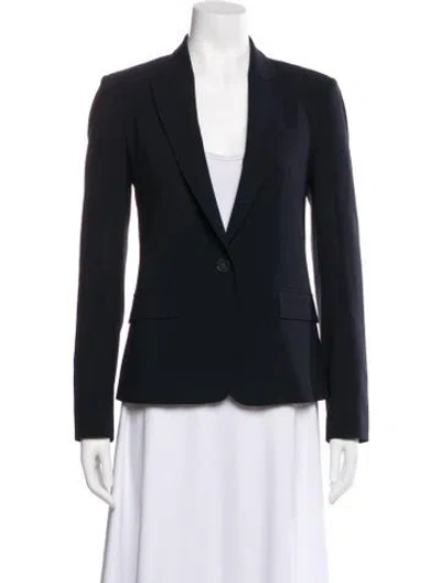 Pre-owned Theory Blazer In Blue