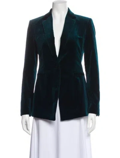 Pre-owned Theory Blazer In Blue