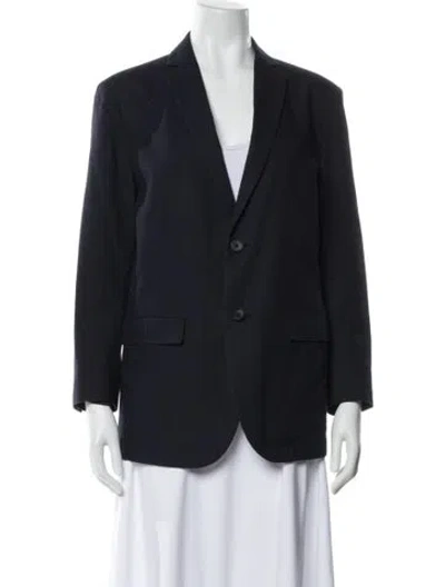 Pre-owned Theory Blazer In Blue