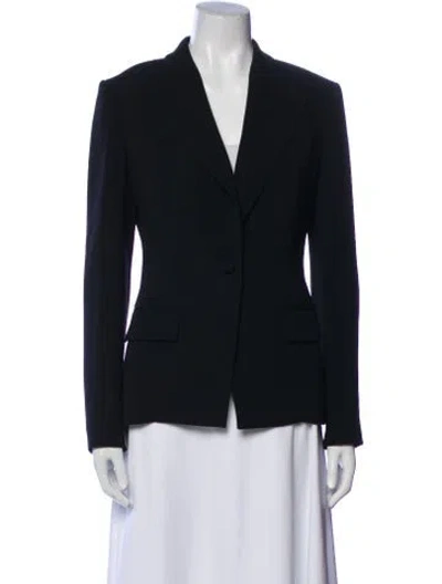 Pre-owned Theory Blazer In Blue