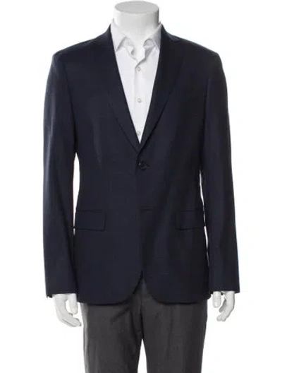 Pre-owned Theory Blazer In Blue