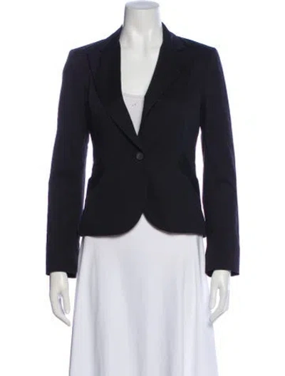 Pre-owned Theory Blazer In Blue