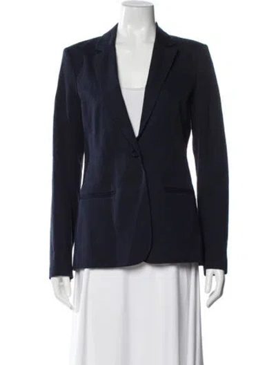 Pre-owned Theory Blazer In Blue
