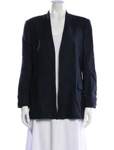 Pre-owned Theory Blazer In Blue