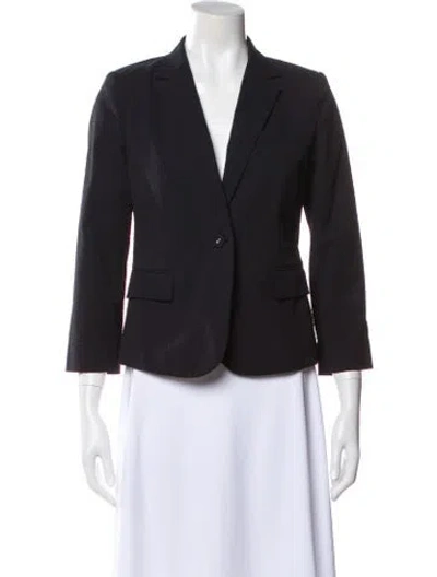 Pre-owned Theory Blazer In Blue