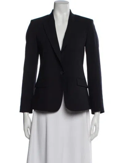 Pre-owned Theory Blazer In Blue