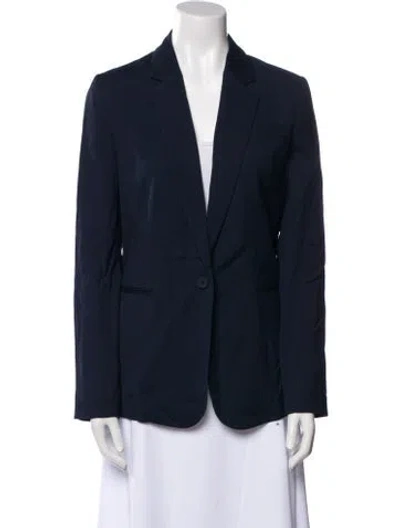 Pre-owned Theory Blazer In Blue