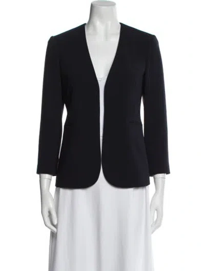 Pre-owned Theory Blazer In Blue