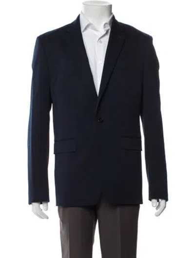Pre-owned Theory Blazer In Blue