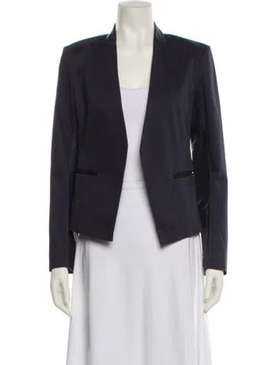 Pre-owned Theory Blazer In Blue