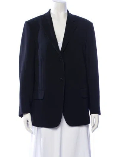 Pre-owned Theory Blazer In Blue