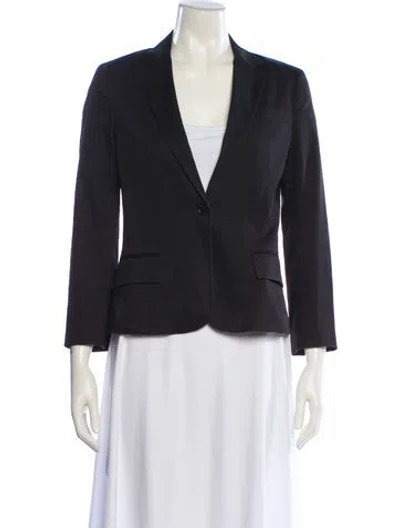 Pre-owned Theory Blazer In Blue