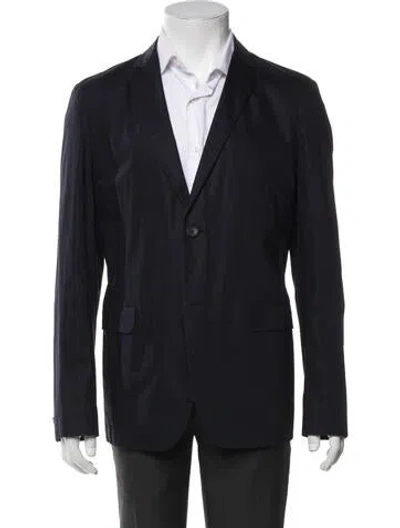 Pre-owned Theory Blazer In Blue