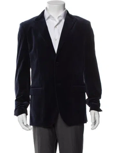 Pre-owned Theory Blazer In Blue