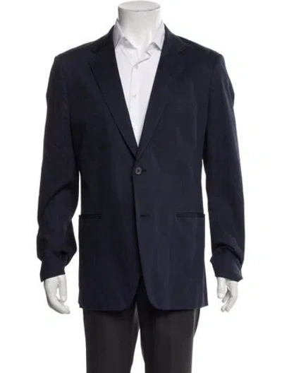 Pre-owned Theory Blazer In Blue
